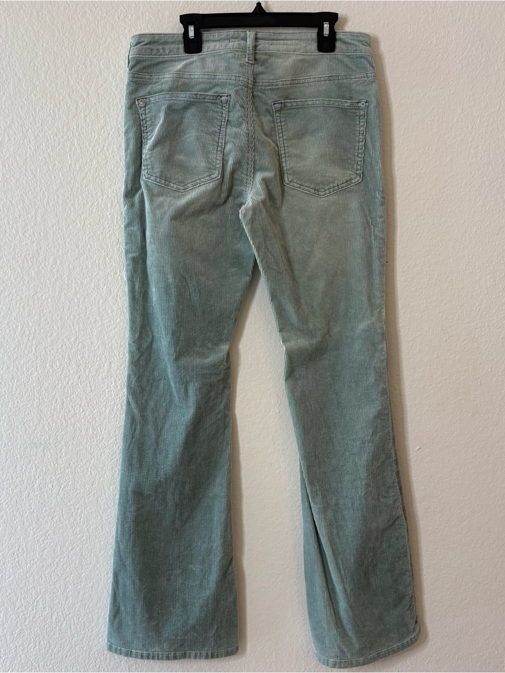 Pilcro by Anthropologie The Icon Sage Green Flare Corduroy Pants Size 28 - Picture 6 of 11